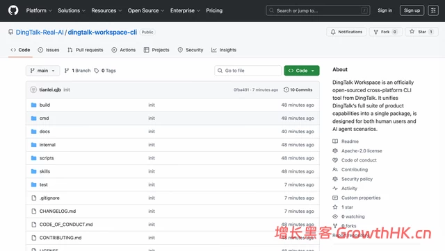 钉钉CLI开源！首批开放10项核心产品能力，原生支持ClaudeCode、Cursor、Qoder