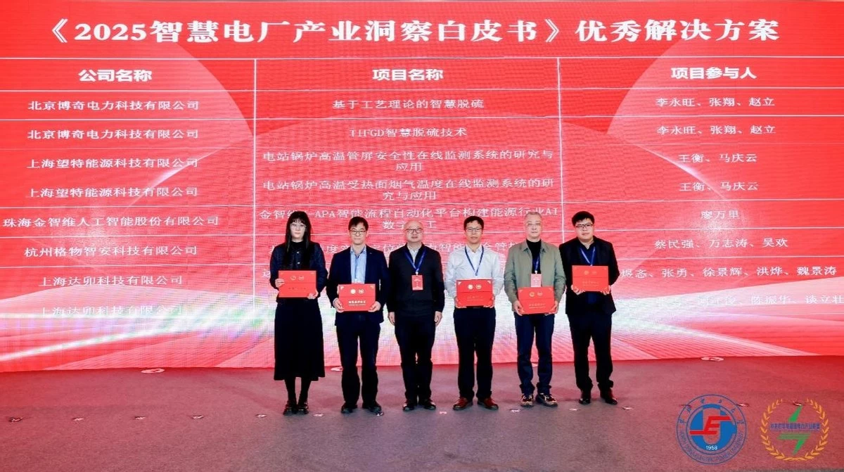 达卯科技双案例入选智慧电厂白皮书！