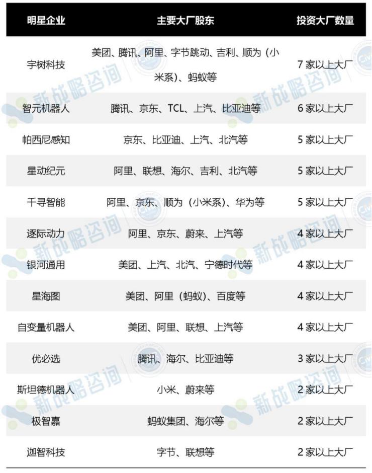 机器人背后，站满了“大厂”