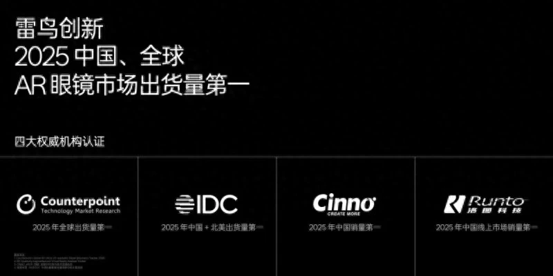 雷鸟创新双品齐发：GT 系列、V4 同台亮相，次世代 AI 眼镜雷鸟 iO 提前预告