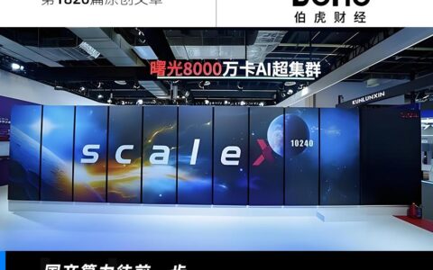 首周应用爆满，曙光8000跨过产业化门槛