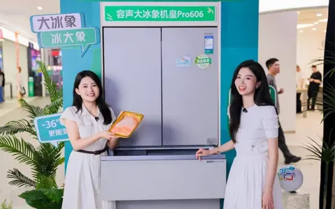 两位知名体育主持人接连“打卡”容声大冰象：一台“懂囤货”的冰箱长什么样？