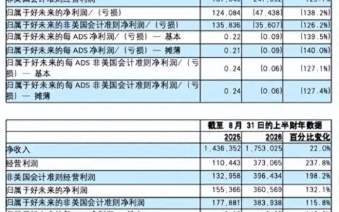 好未来2027财年Q2：净收入9.95亿美元，经营利润同比增长超145%