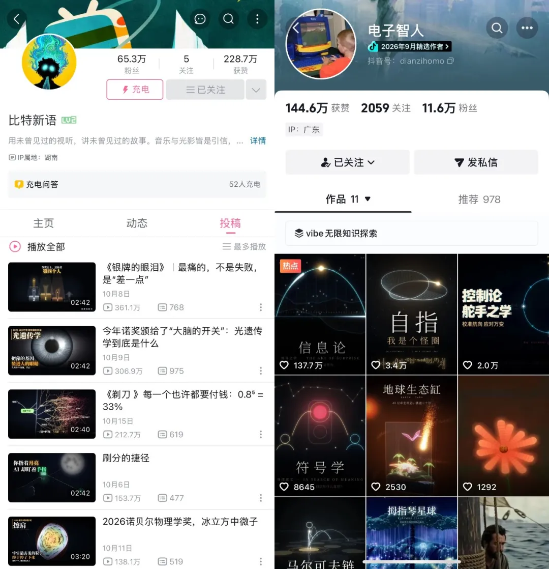 新人半月涨粉60万，抖音、B站、小红书抢跑“Vibe知识”赛道