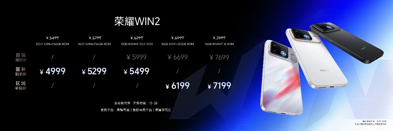 年度T0电竞夯机 荣耀WIN2,荣耀WIN RT2正式发布 23