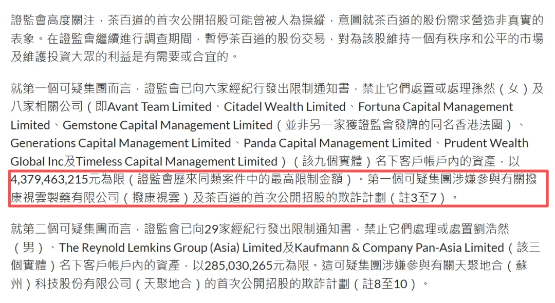 涉嫌IPO操纵被停牌,茶百道会“爆雷”吗?