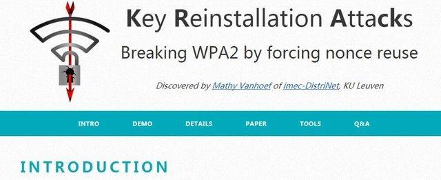 无线的WPA2加密方式已被破解，所有wifi都不安全了