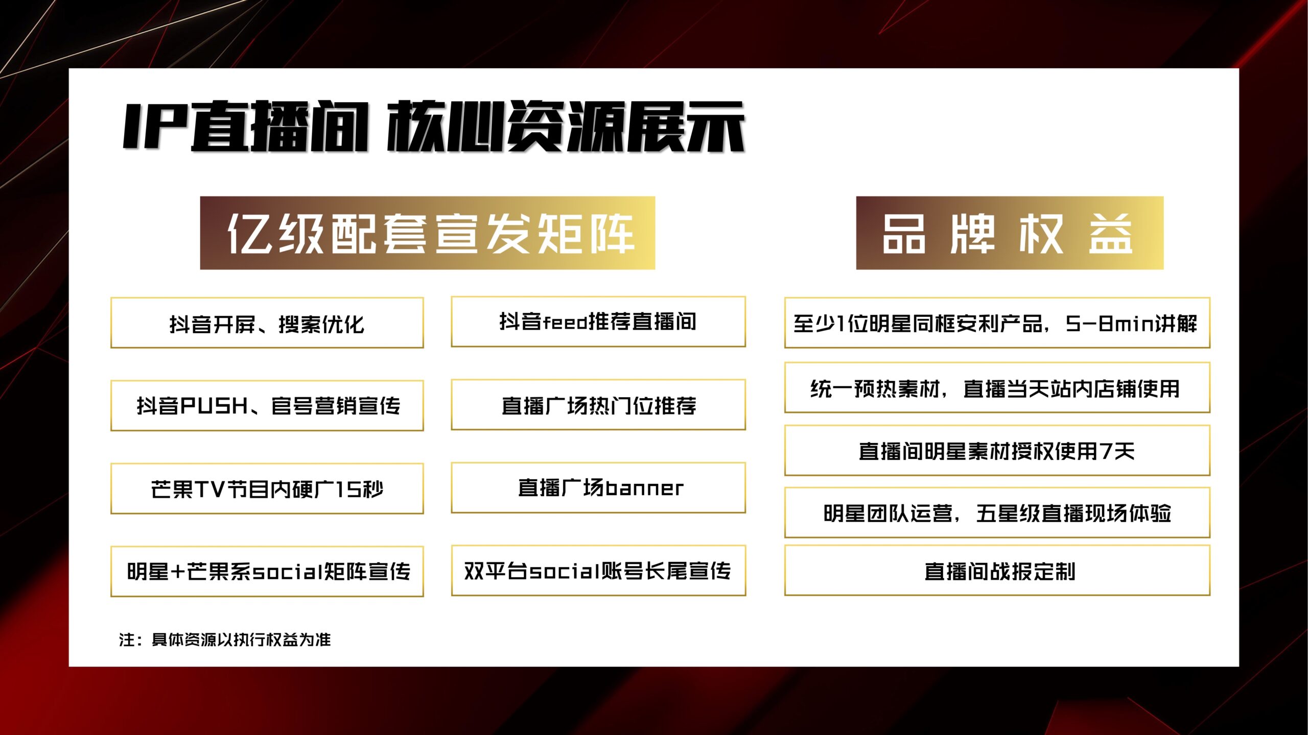 《乘风破浪的姐姐》抖音直播招商方案