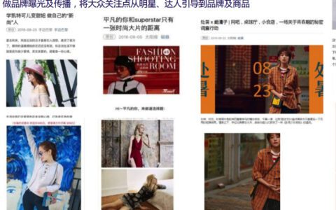 内容种草，让更多的用户认识购买产品，实现流量变现