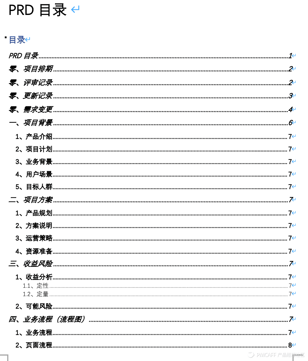 产品方案:我的PRD撰写规范
