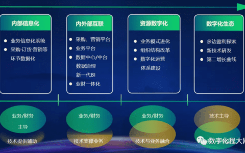 程大刚：分析百家数字化转型的企业，成功路径de四个阶段