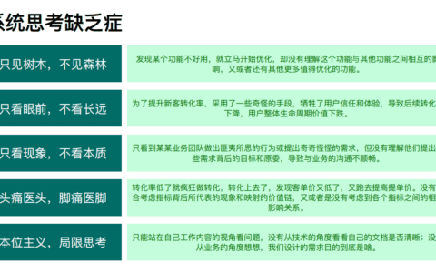 产品经理提升决策能力：系统思考