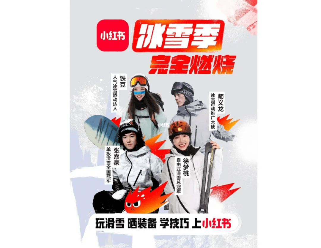 冬奥明星扎堆，小红书开辟新“赛场”