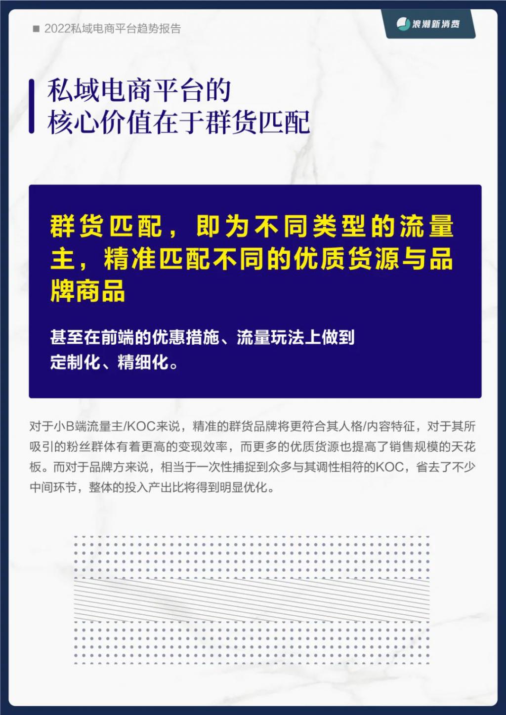 《2022 私域电商平台趋势报告》发布，私域中能否诞生下一个天猫 | 新浪潮研究院