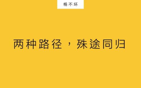 杨不坏：品效合一，成为新常态