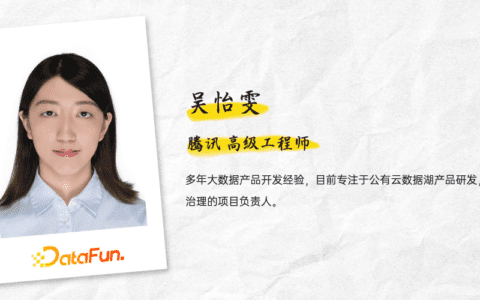 吴怡雯：腾讯数据湖元数据治理实践｜ DataFunTalk