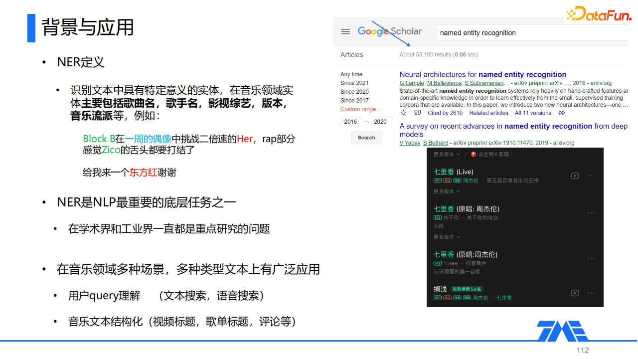 Kevin：QQ音乐命名实体识别技术｜DataFunTalk
