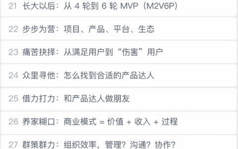 业务敏捷画布——产品创新背后需要组织创新