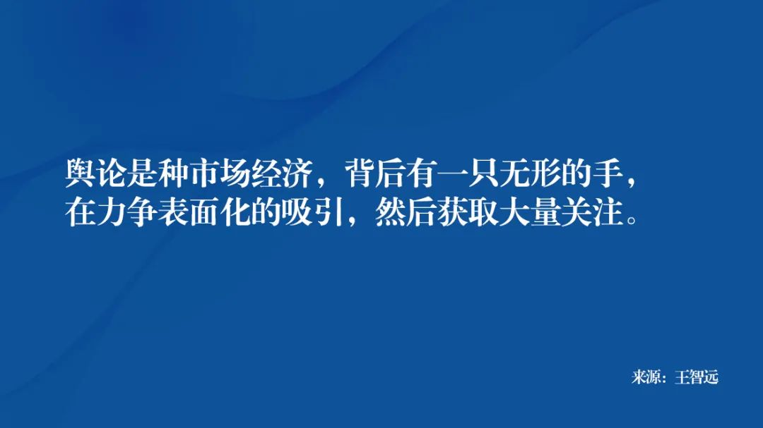 王智远：舆论，愚了谁？