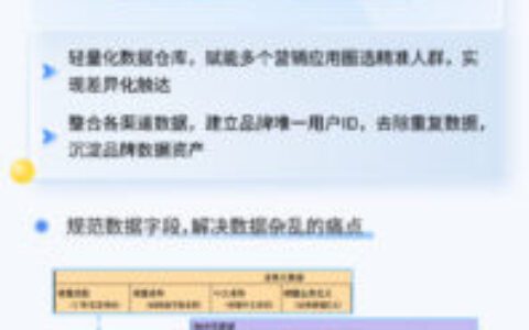 案例分享-母婴行业数据中台搭建与智慧营销