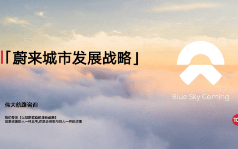 蔚来「城市」探索之路