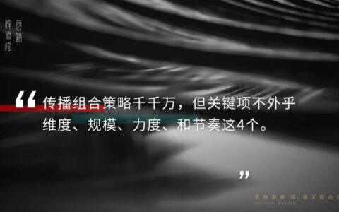 四大关键项！掌握传播策略的内在逻辑