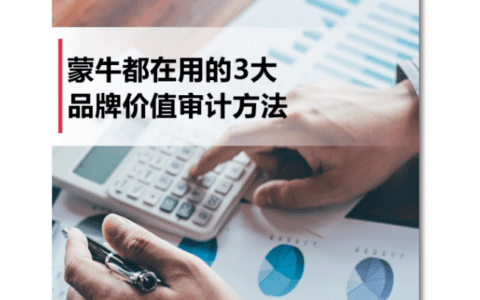 蒙牛都在用的3大品牌价值审计方法
