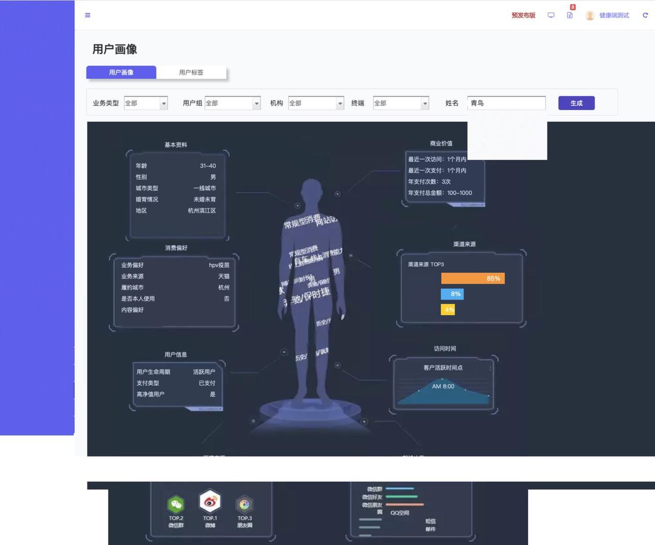 实战：互联网医疗健康用户标签体系