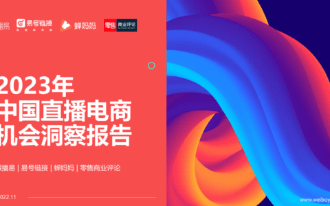 5000字干货长文，带你看清中国直播电商的九大趋势|微播易研究报告