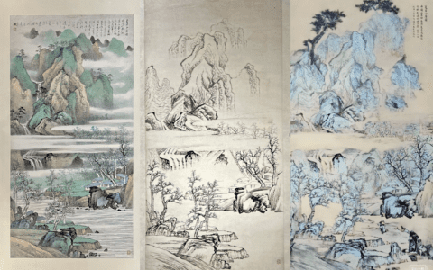 全球首次人机共创山水画即将开拍，百度文心一格续画陆小曼未尽稿