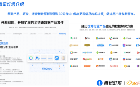 腾讯灯塔融合引擎的设计与实践