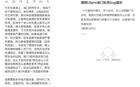 理想汽车“油门Bug”，网友疑惑理想汽车还需要理想？