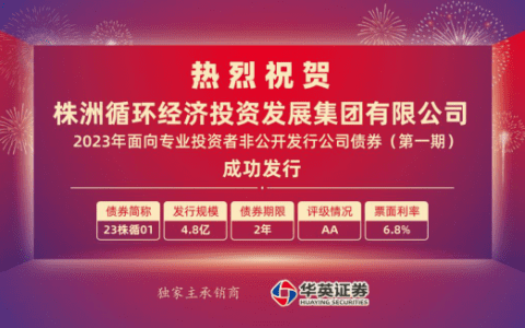 华英履历再添新功章！热烈祝贺“23株循01”成功发行！