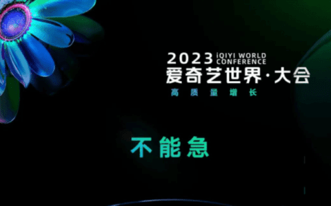 爱奇艺的大会，长视频的信号