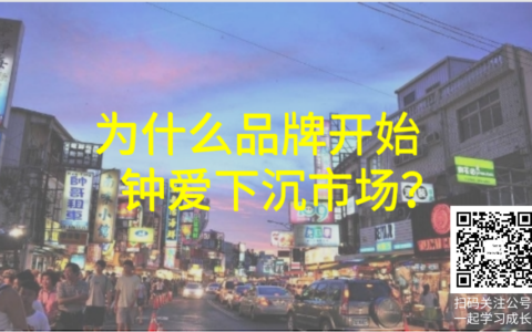 为什么品牌开始钟爱下沉市场？
