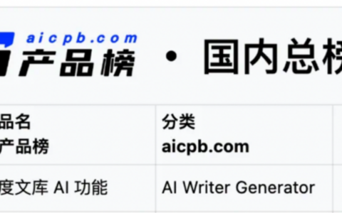 全国AI产品榜，百度再登第一