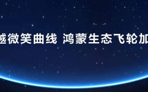 穿越微笑曲线的鸿蒙生态，正在颁发“未来世界通行证”