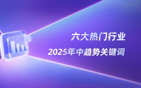 2025年六大行业简报 | 趋势关键词数据解读