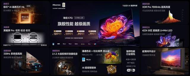 RGB-Mini LED双旗舰电视发布，海信不“装”了