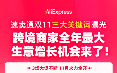 阿里速卖通双11预热11.8启动，四类货盘迎全球爆单