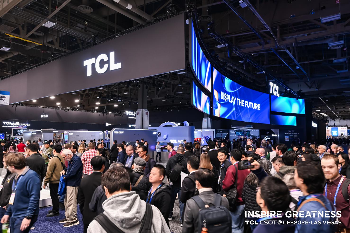 TCL华星全场景先进显示解决方案亮相拉斯维加斯丨CES2026