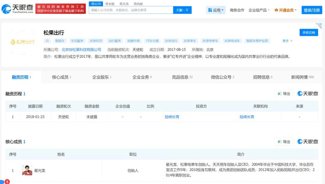 松果出行冲击IPO：共享电单车县域之王缺一个战略后手