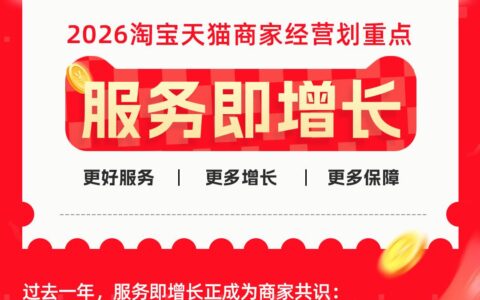 提出服务即增长，淘宝“扶优”更进一步