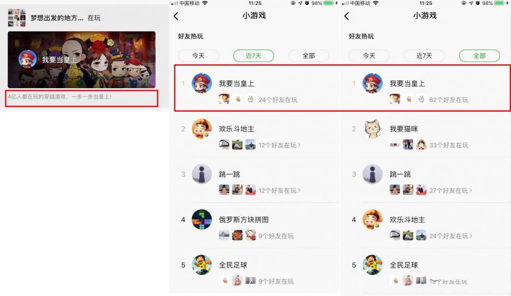 3个月吸引4亿玩家，小游戏「我要当皇上」有哪些裂变套路？