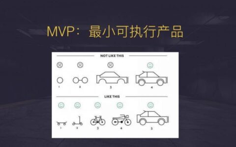 我对最小可行性产品MVP的重新理解