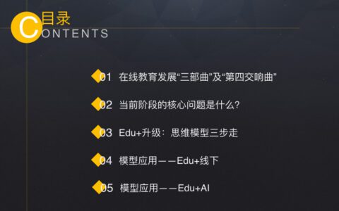 手册 | 在线教育发展三部曲之后，如何转型迎接“新教育”？ （一）