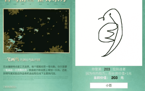 百雀羚《一笔画鸟救花丝》活动中的“营销螺旋”